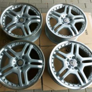 SL R 230 + E Klasse W 211 MERCEDES 2 TEILIGE ORIGINAL AMG FELGEN 8,5 J + 9,5 J x 19 Zoll SEHR SELTEN !!