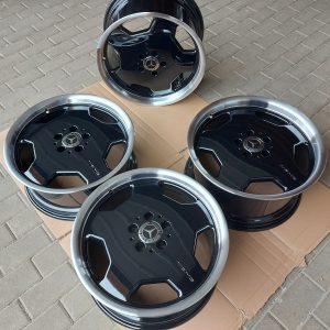 Mercedes E Klasse W 124, CLK, SLK, W 202 und W 203 Original AMG Felgen 7,5 J + 8,5 J x 17 Zoll RARITÄT