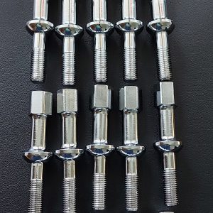 Mercedes Baureihe SL 129 NEUE 20 verchromte Kugelbund Radschrauben M12x1,5x93 mm