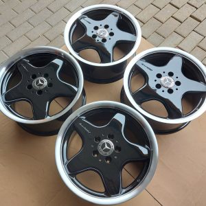 Mercedes W 124, CLK, SLK, W 203, W 202 Original AMG Styling I 7.5 J + 8.5 J x 17 Zoll Felgen UNIKAT