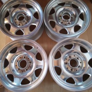 Mercedes SLK 170 ECHTE RARITÄT "NEUE + UNBENUTZTER" Original 7,0 J x 15 Zoll ET 37 Felgensatz WERKSZUSTAND