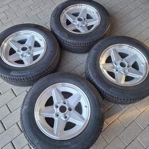 Mercedes SL 107 + S Klasse W 126 ORIGINAL AMG Penta 7,0 J x 15 Zoll Felgen + Neue Michelin Sommerreifen