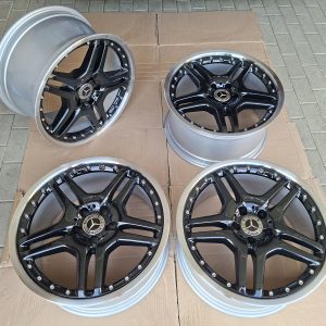 Mercedes SL 230 Original SELTENER 2teiliger AMG Felgensatz 8,5 J x 19 Zoll SCHWARZ GLÄNZEND