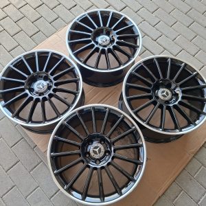 Mercedes SLK R 171 + CLK W 209 + C Klasse W 203 Original AMG 7,5 J und 8,5 J x 18 Zoll Felgensatz UNIKAT