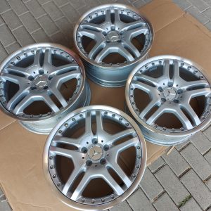 Mercedes SL 230 + E Klasse W 211 Original AMG 8.5 J x 19 Zoll ET 30 Felgen Silber glänzend
