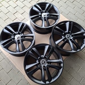 Mercedes CLK W 209 und SLK R 171 Original Felgensatz 7,5 J + 8,5 J x 17 für Wintereinsatz